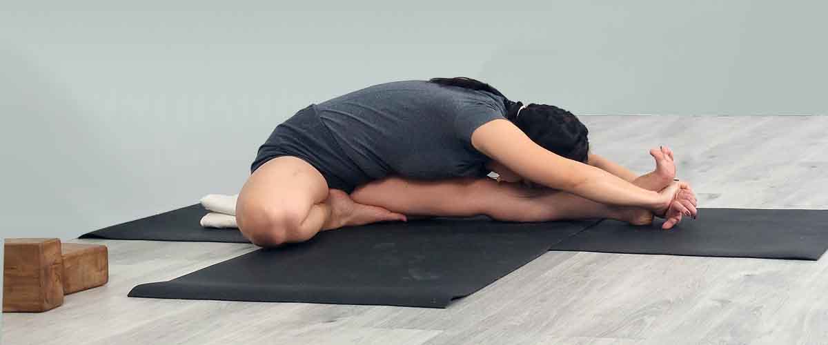 Yoga Forward Bend Poses Vector Illustration Stock Vector - Illustration of  bound, practice: 93458759